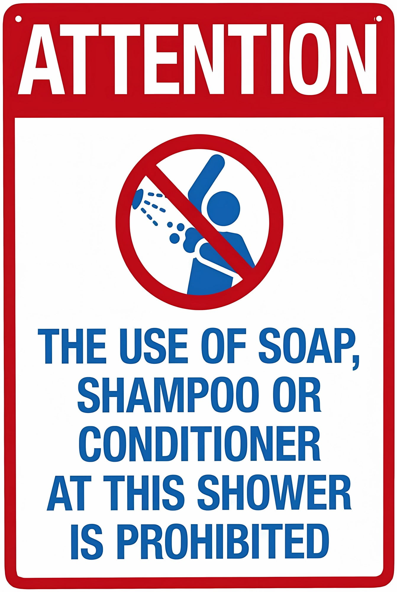 Attention No Soap Shampoo Conditioner at This Shower 8