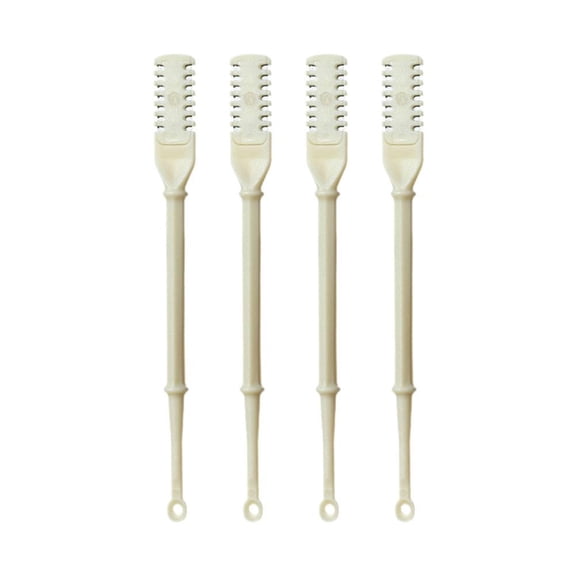 4pcs/set 2024 Newest Nasal Hair Cutter 360 Rotating Clippers Manual Nose Picker Hair Ear Trimmer With