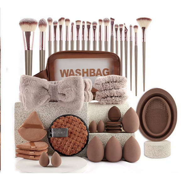 Atti amour Rose Anti-Aging Repair Classic Essence + FREE 44-Piece Makeup Brush & Tool Set
