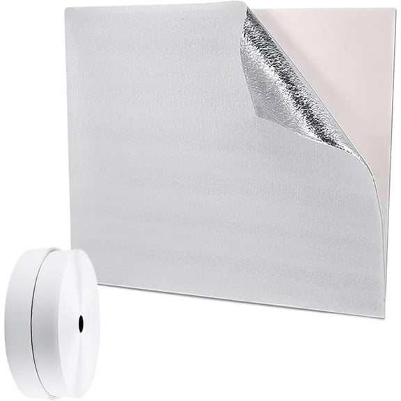 Attic Armour Attic Fan Cover: Whole House Fan Attic Window Door Insulation Cover with Adhesive Magnet Strips, Attic Ceiling Fan Shutter Seal Cover, Household Air Vent Cover (50.79 * 37.44In)