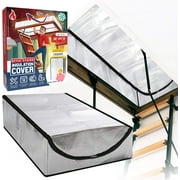 Attic Door Insulation Cover - 54'' x 25'' x 11'' Thickened Attic Stairs Insulation Cover for Pull Down Stair - Attic Tent - Attic Insulation Cover - Attic Stairway Insulation Cover