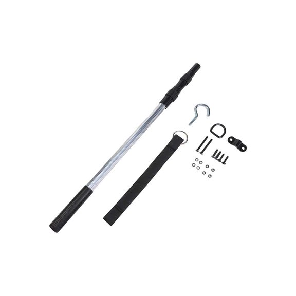 Attic Ladder Pull Down Kit With Aluminum Hook And Rope For Rolling Doors