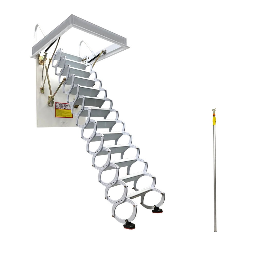 1102LBS Capacity Attic Ladder, 26×29×19 Attic Ladder Pull Down