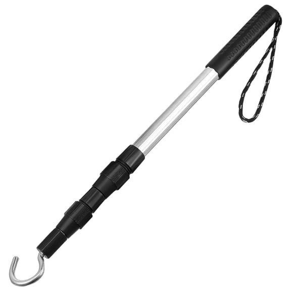 Attic Pull Down Hook, Attic Ladder Pull Down System Kit - Heavy Duty Stainless Steel Retractable Hook Pole (24.8-59" Adjustable)