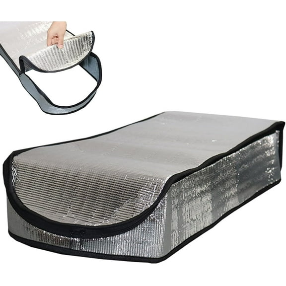 Attic Stair Insulation Cover - Energy Saving Attic Door Ladder Tent with Zipper, Fireproof Foil Bubble Insulation(1pcs-L)