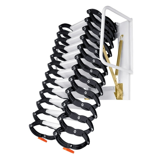 Attic Steps Pull Down WallMounted Folding Stairs Alloy Attic Access
