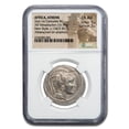 thumbnail image 1 of Attica Athens Silver Tetradrachm Owl (2nd-1st cent.) Ch AU NGC, 1 of 3