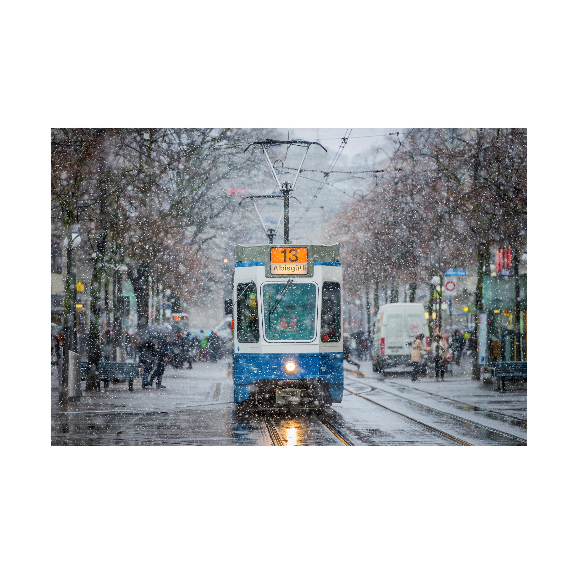 Attila Szabo 'Morning In Zurich' Canvas Art