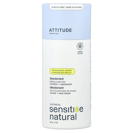 Attitude - Deodorant Senstv Unscented - 1 Each-3 Oz