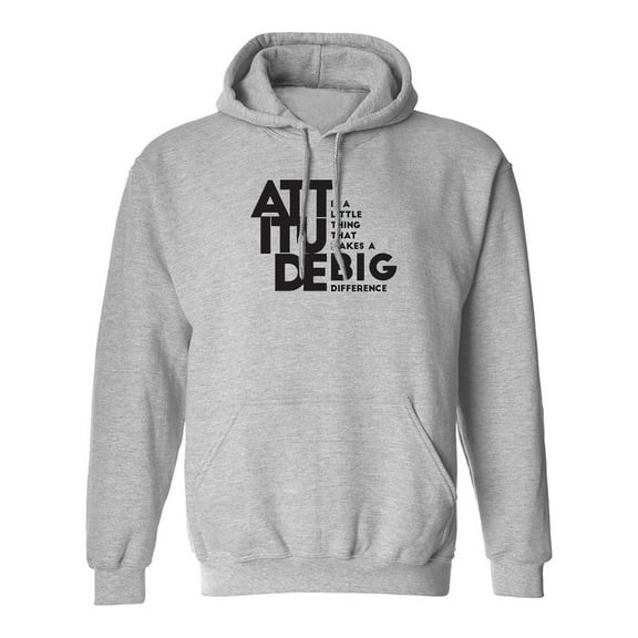 Attitude Adult Hooded Sweatshirt