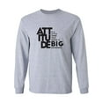thumbnail image 1 of Attitude Adult Long Sleeve T-shirt, 1 of 3