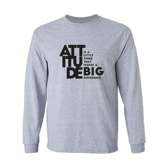 Attitude Adult Long Sleeve T-shirt