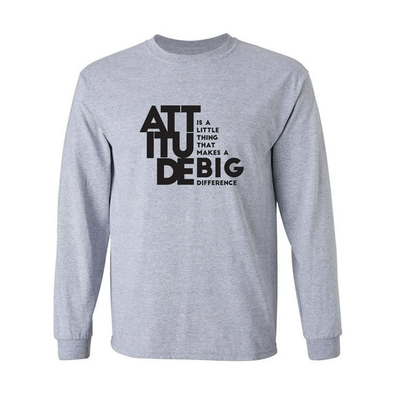 Attitude Adult Long Sleeve T-shirt