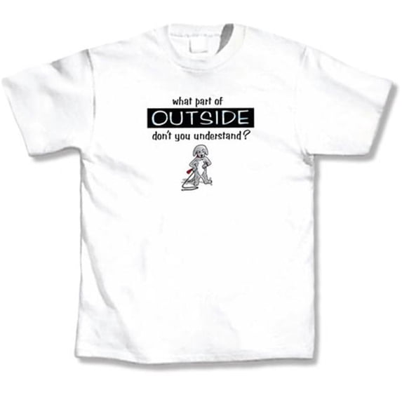 L.A. Imprints 5506XL What Part of Outside - Dog - XLarge