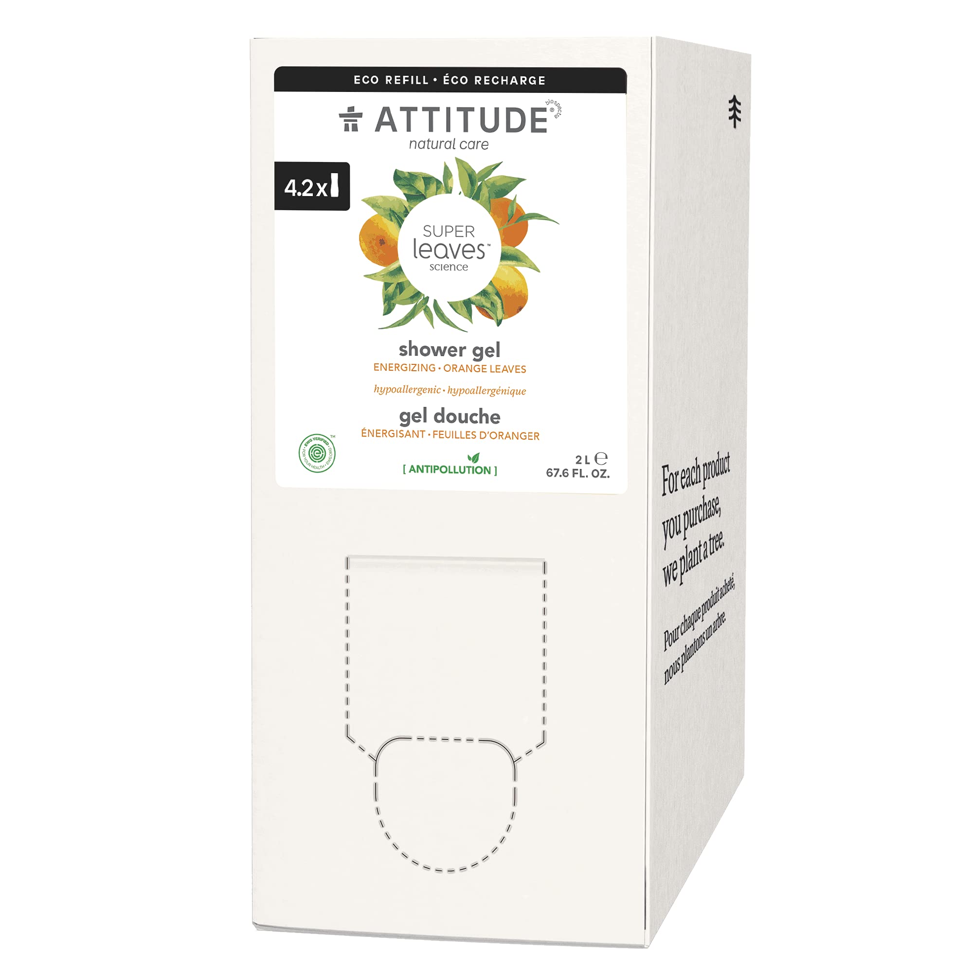 Attitude Body Wash EcoRefill, BulkToGo Packaging, Ewg Verified