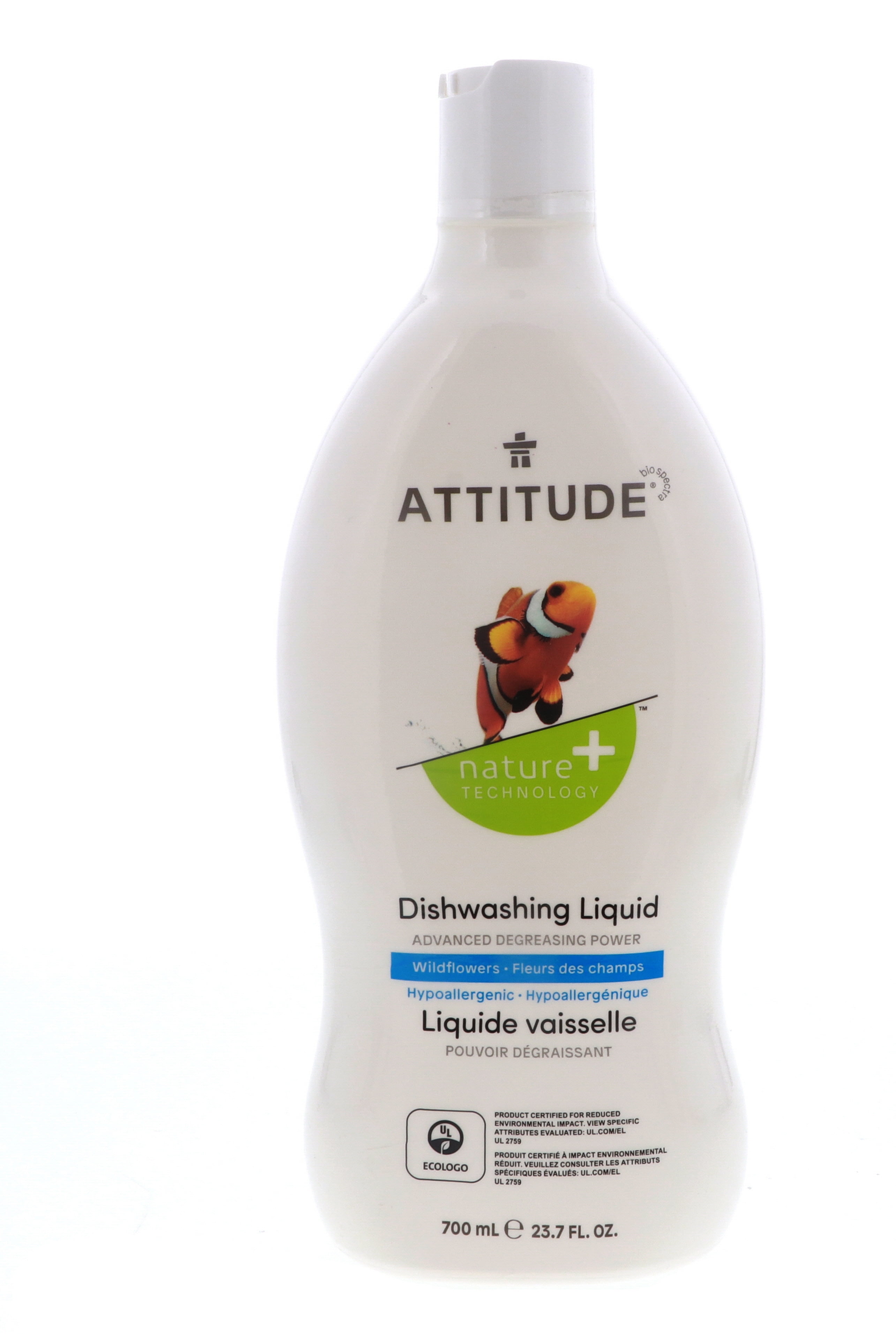 Attitude Dishwashing Liquid, Wildflowers, 23.7 oz