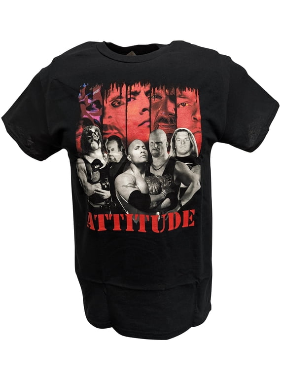Attitude Era Stone Cold Rock Black T-shirt