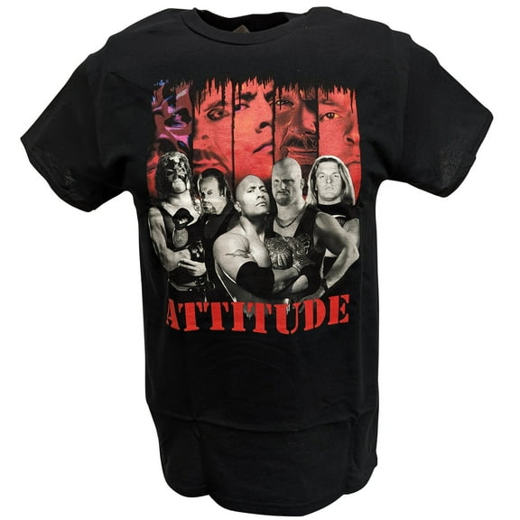 Attitude Era Stone Cold Rock Black T-shirt
