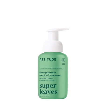 Attitude Foaming Hand Soap, Apple & Basil, 10 Fl Oz