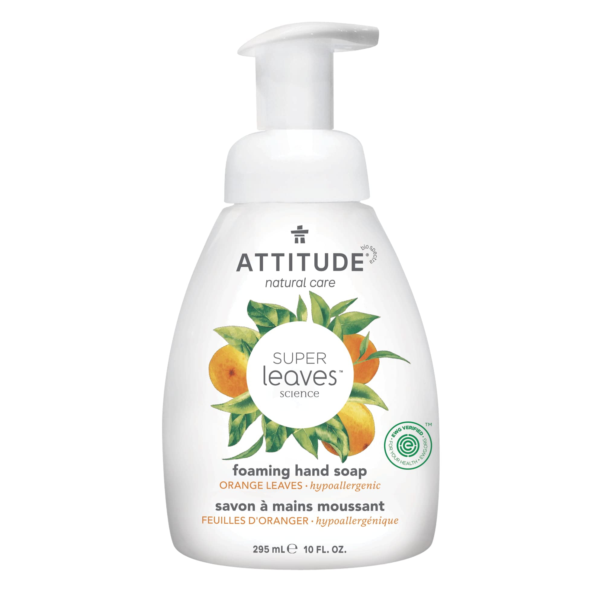 Attitude Foaming Hand Soap, Ewg Verified, Plant And MineralBased