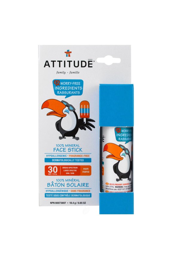 Natural Care, Hypoallergenic 100% Mineral Face Sunscreen Stick, SPF 30, Fragrance Free, 0.65 oz