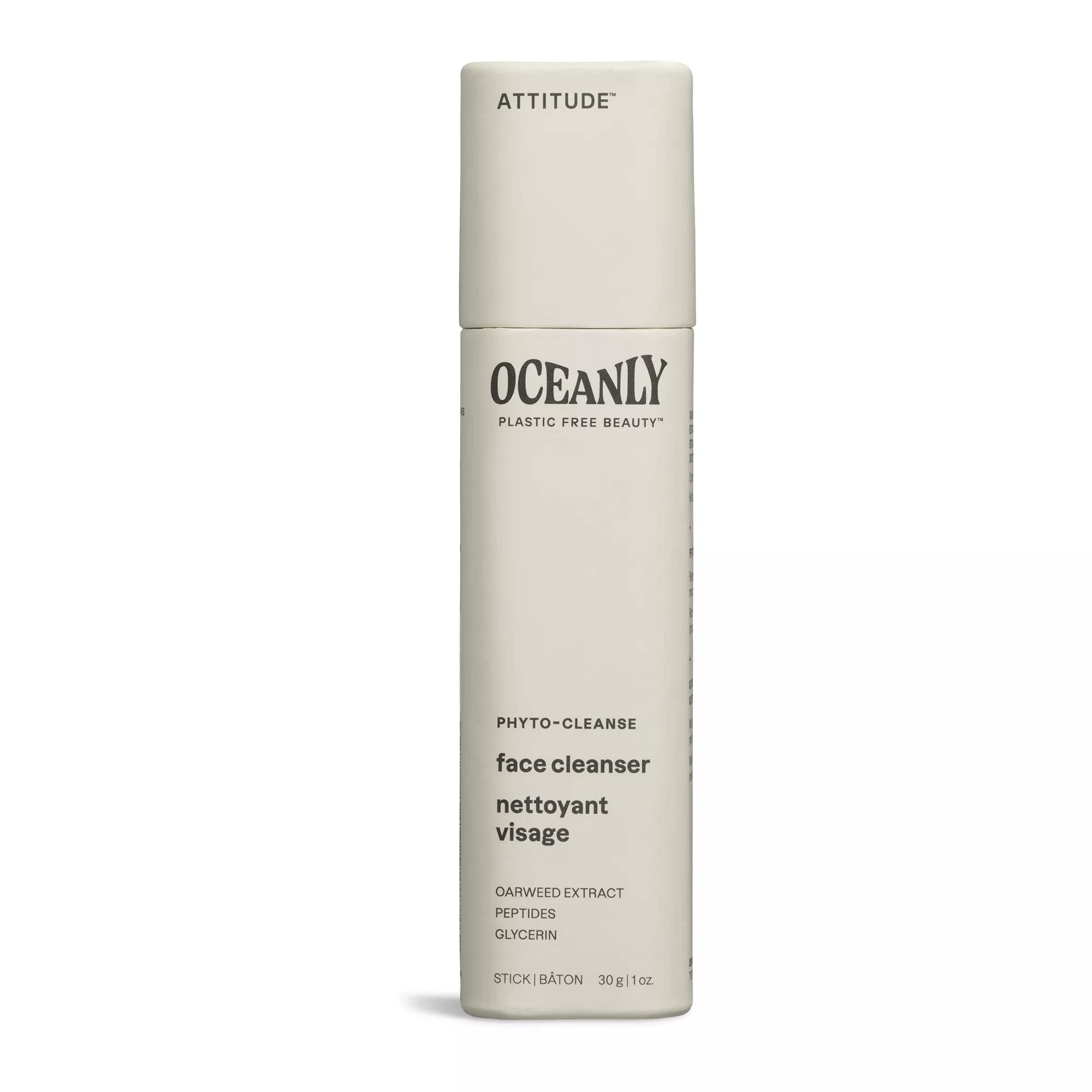 Attitude Oceanly Face Cleanser Bar, Ewg Verified, PlasticFree, Plant