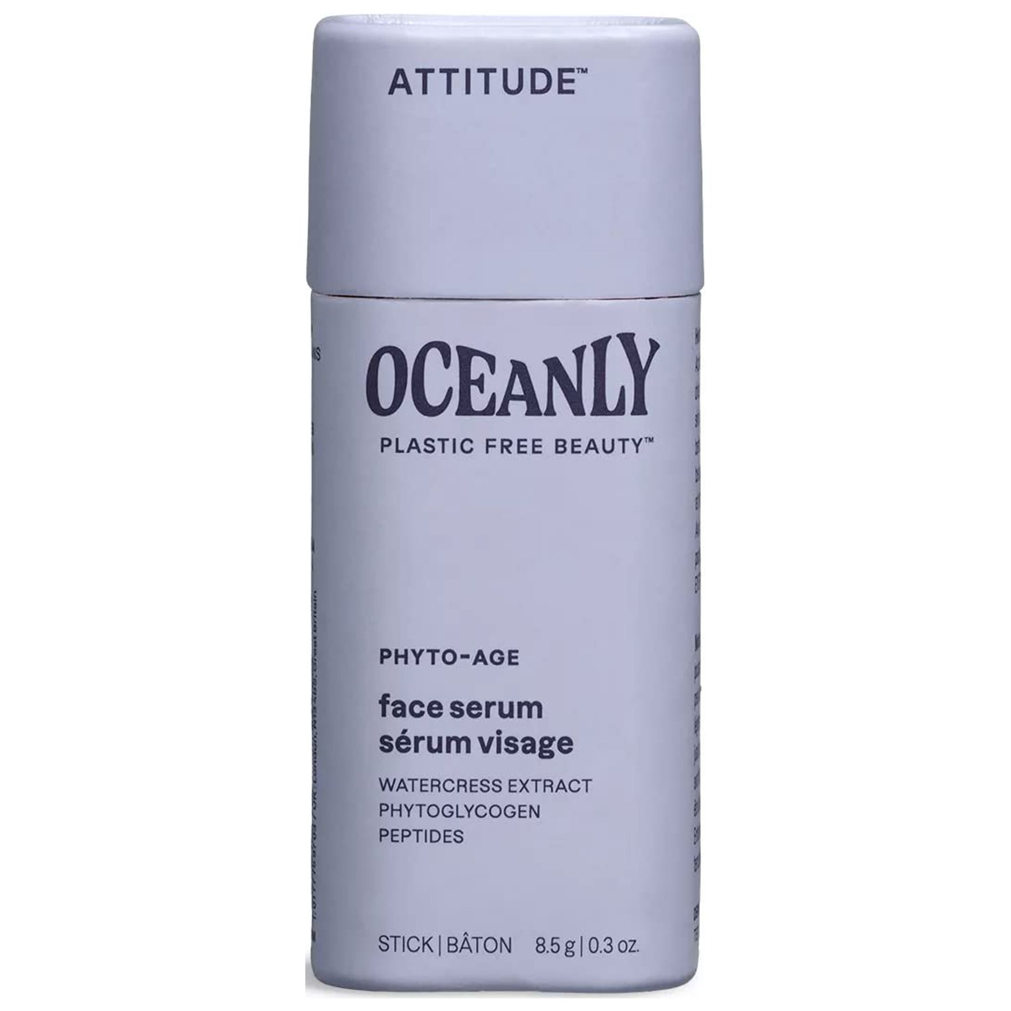 Attitude Oceanly Face Serum Bar, Ewg Verified, PlasticFree, Plant And
