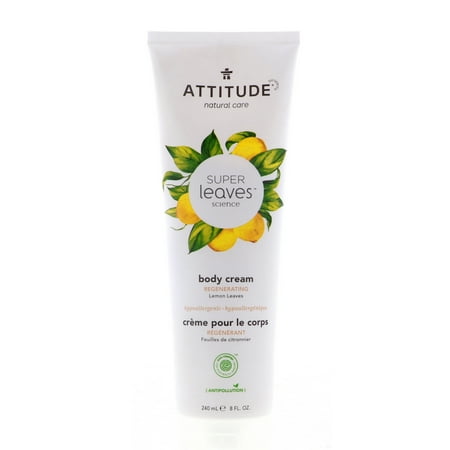 Attitude Regenerating Body Cream, Lemon Leaves, 8 oz