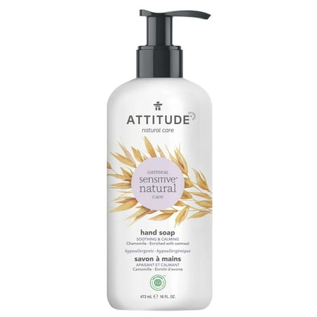 ATTITUDE Sensitive Natural, Hand Soap, Sweet Jasmine, 16 fl oz (473 ml)