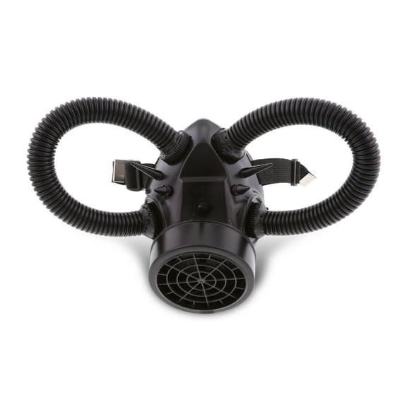 Attitude Studio Black Gas Mask - Steampunk Mask with Respirator for Men and Women, Gas Mask Cosplay Accessory, Perfect Cosplay Mask for Conventions, Halloween Parties, and Special Themed Events
