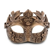 Attitude Studio Copper Venetian Royal Masquerade Ball Mask Halloween Costume