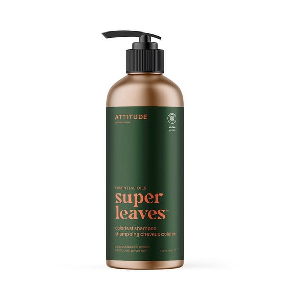Attitude Super Leaves Patchouli and Black Pepper Colorlast Shampoo 16 fl. oz.