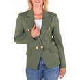 thumbnail image 1 of Attitude Unknown Women’s and Women’s Plus Ponte Blazer, Sizes XS-3X, 1 of 5