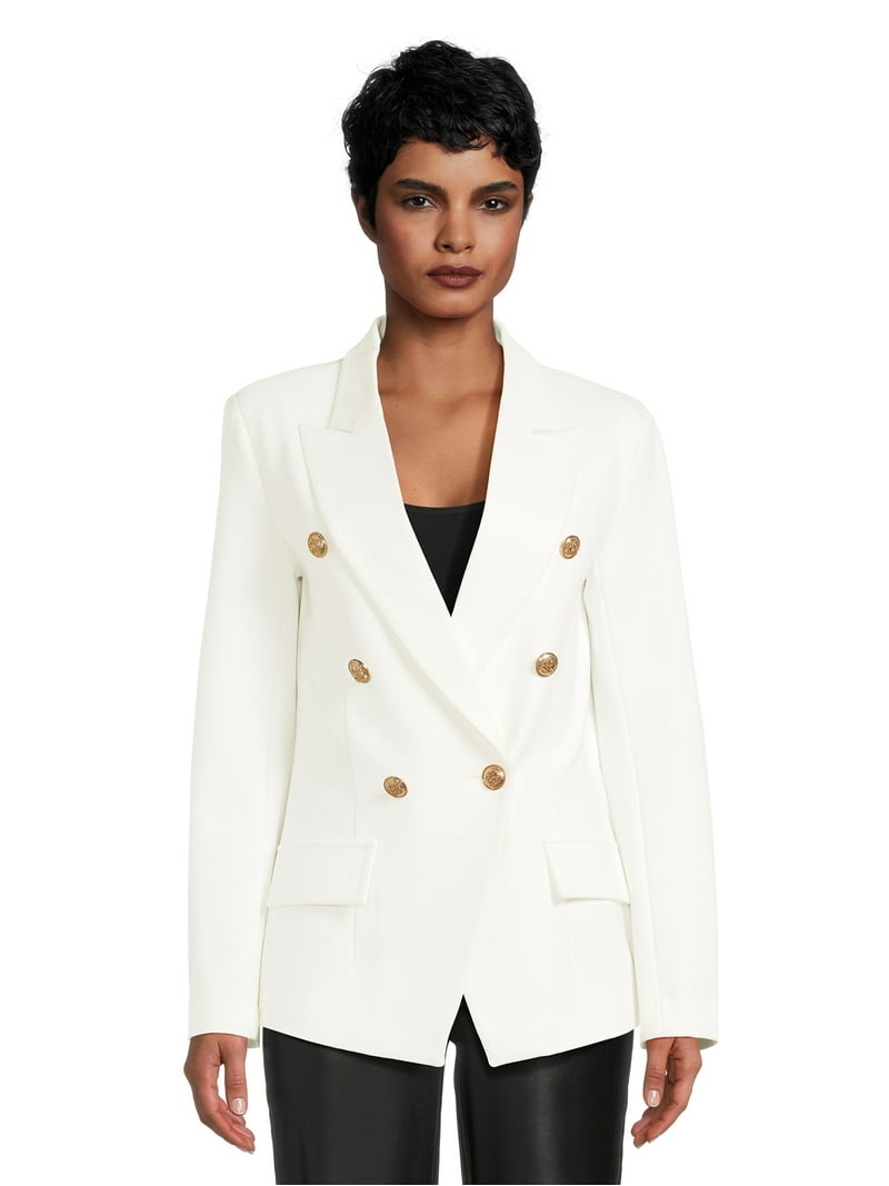 Attitude Unknown Women's and Women's Plus Ponte Blazer Attitude Unknown Women's and Women's Plus Ponte Blazer