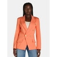 thumbnail image 1 of Attitude Unknown Women’s and Women’s Plus Ponte Blazer, Sizes XS-3X, 1 of 5