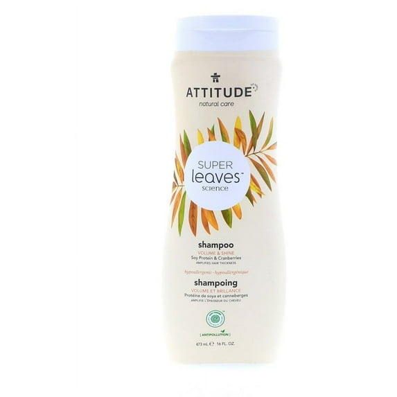 Attitude Volume & Shine Shampoo, Soy Protein & Cranberries, 16 oz Pack of 2