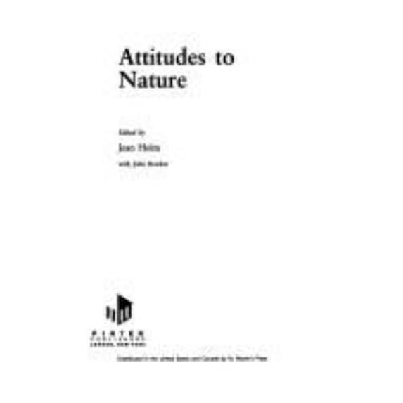 Pre-Owned Attitudes to Nature 9781855670921 Used