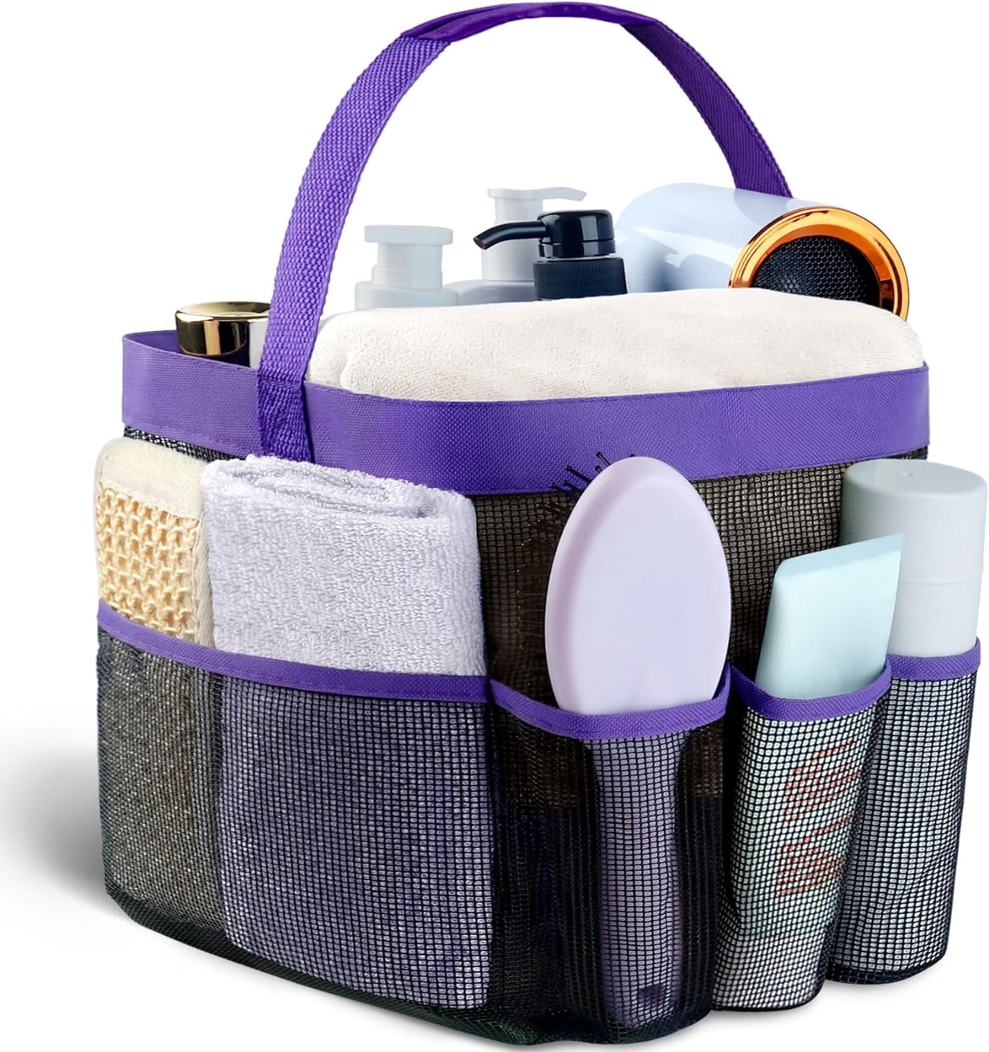 Attmu Mesh Shower Caddy Portable for College Dorm Room Essentials with ...