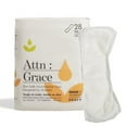 thumbnail image 1 of Attn: Grace Heavy Incontinence Pads for Women (28-Pack) - High Absorbency Sensitive Skin Protection for Heavy Bladder Leaks or Postpartum/Discreet, Breathable, & Plant-Based, 1 of 3