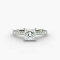Atto Jewel Princess Cut 1.6 Ct Lab Created Diamond Engagement Solitaire