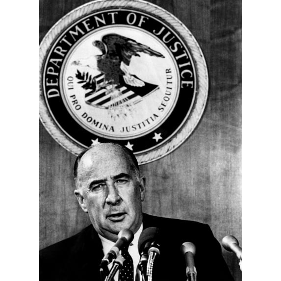 Attorney General John Mitchell At A News Conference In Washington D.C. History (18 x 24)