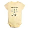 thumbnail image 1 of Attorney Work Product Funny Rompers Newborn Baby Bodysuits Infant Jumpsuits Kids Cotton Graphic One-Piece Outfits, 1 of 5