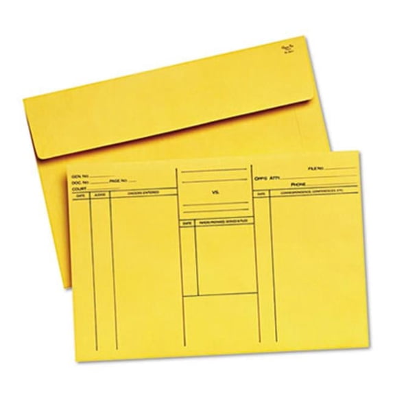 Attorneys Open-Side Envelope, Ungummed, 10 x 14.75, Cameo Buff, 100-Box