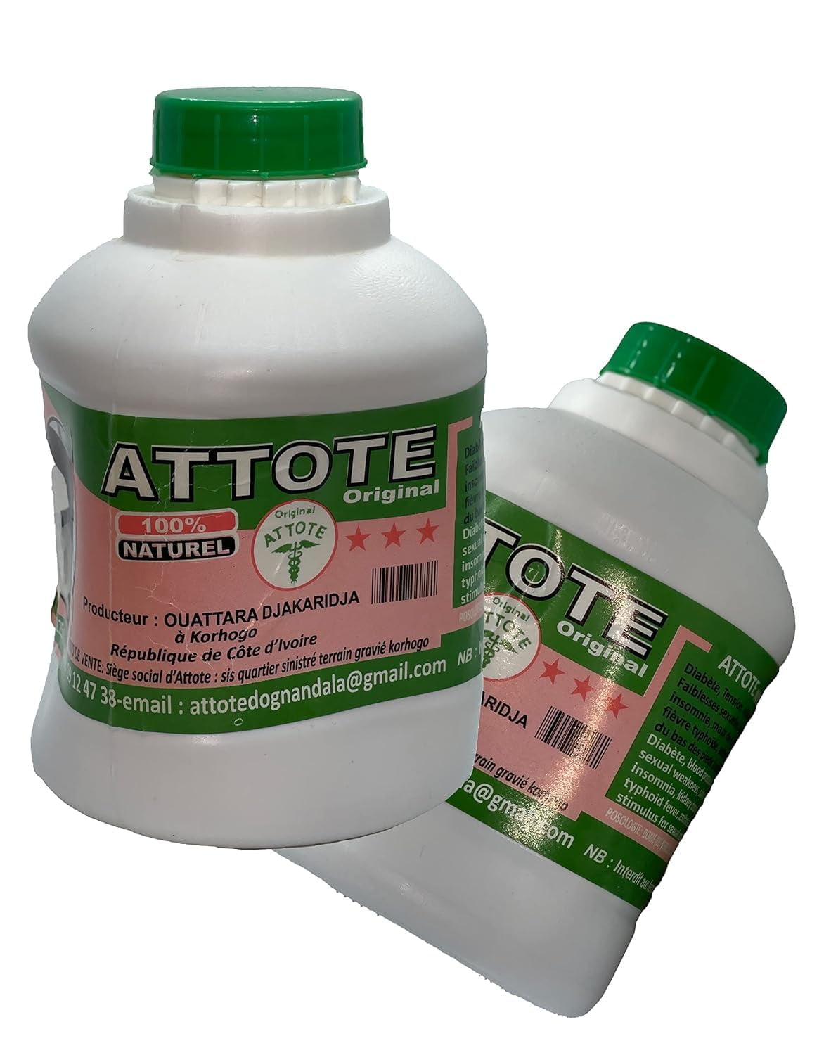 Attote Original (Pack of 2) 100% Organic Natural Herbal Drink - Walmart.com
