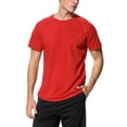 thumbnail image 1 of Attraco Men's Rash Guard Solid Short Sleeve Rash Guard UPF 50+ Swimwear Quick Dry Swim Short Tops, 1 of 6
