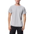 thumbnail image 1 of Attraco Men's Rash Guard Solid Short Sleeve Rash Guard UPF 53+ Swimwear Quick Dry Swim Short Tops Gray, 1 of 6