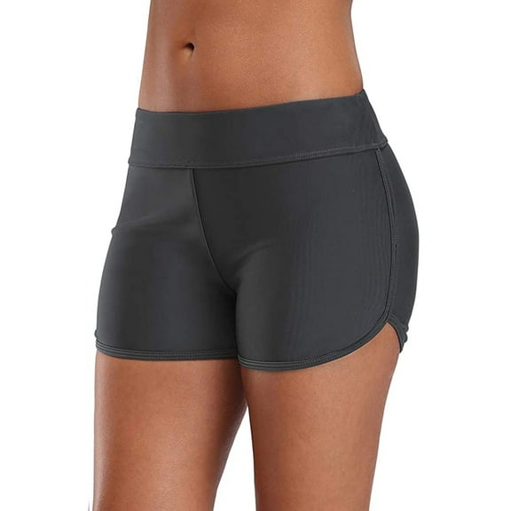 Attraco Swimsuit Bottoms For Women Fitness Boardshorts Wilde Waistband Tankini Bottoms