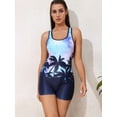 thumbnail image 1 of Attraco Women Swimsuit Boyleg One Piece Water Aerobic Competitive Bathing Suit, 1 of 1