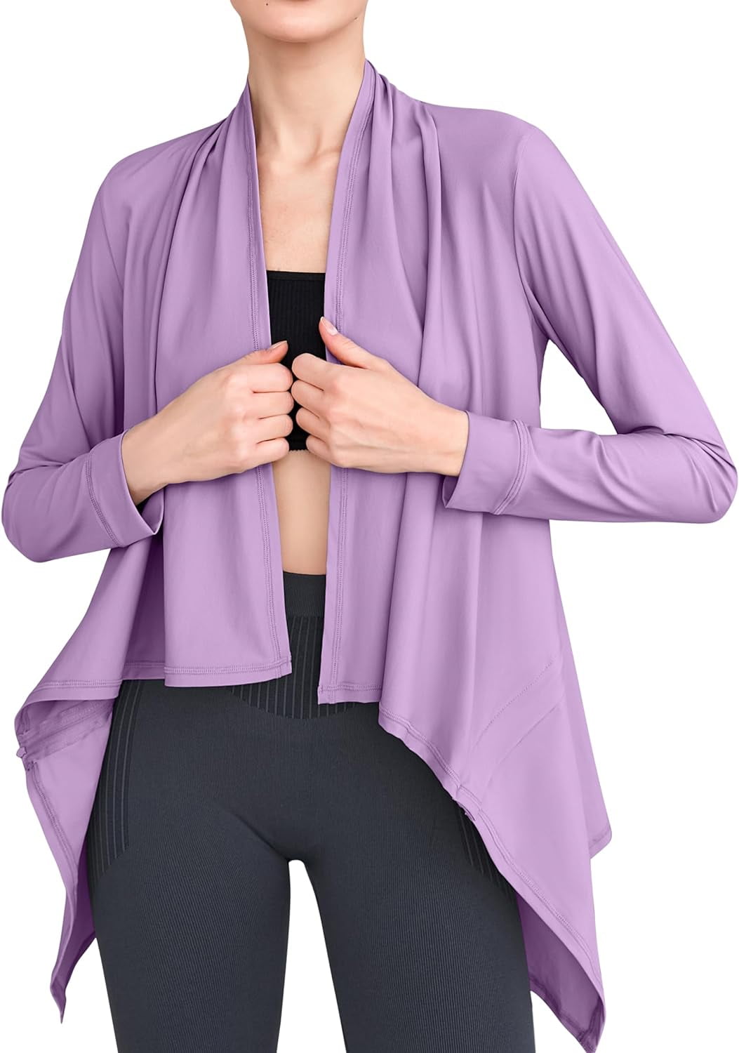 Attraco Womens Swim Cover Up Long Sleeve Rashguard Swim Shirt Rash ...