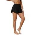 thumbnail image 1 of Attraco Womens Swim Trunk Swim Shorts Side Split 2 in 1 Board Shorts with Pockets Swim Bottom, 1 of 8